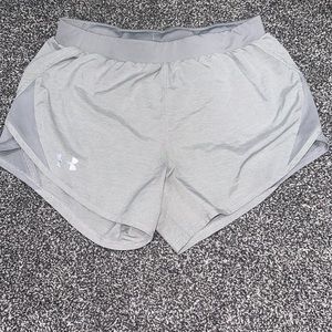 Grey under armour shorts, hardly ever worn, great condition